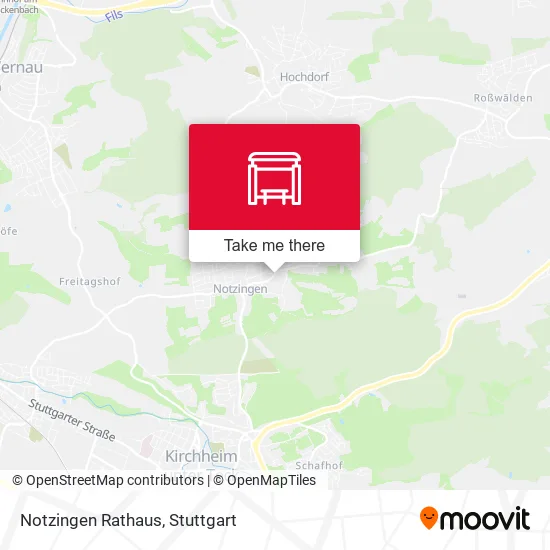 Карта Notzingen Rathaus
