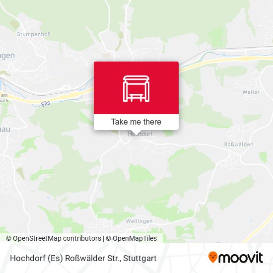 Hochdorf (Es) Roßwälder Str. map