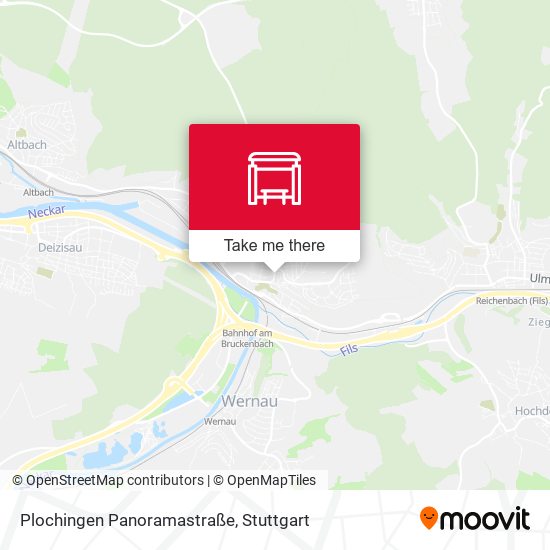 Plochingen Panoramastraße map