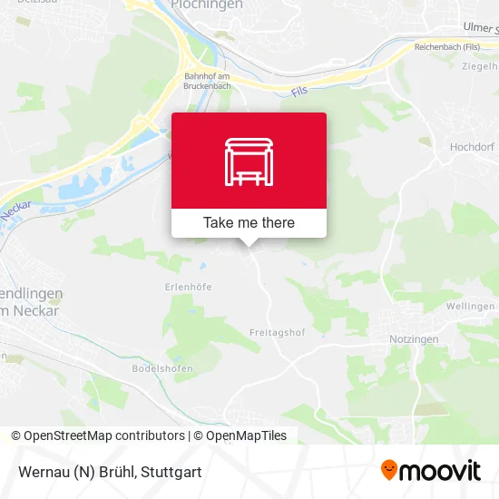 Карта Wernau (N) Brühl