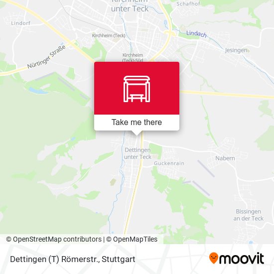 Dettingen (T) Römerstr. map