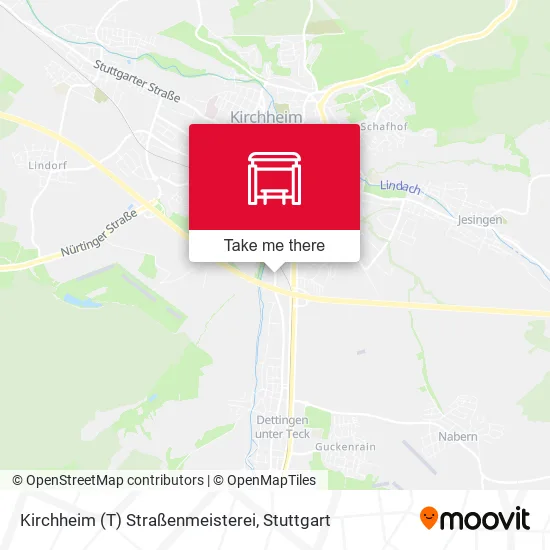 Карта Kirchheim (T) Straßenmeisterei