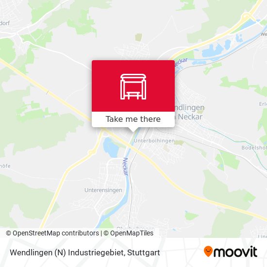 Wendlingen (N) Industriegebiet map