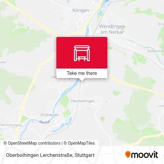 Карта Oberboihingen Lerchenstraße