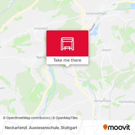 Neckartenzl. Auwiesenschule map