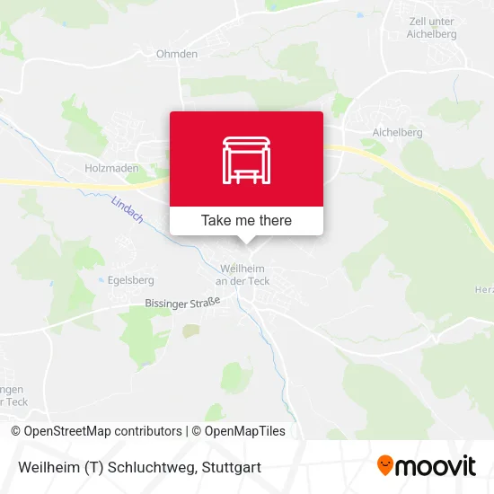 Weilheim (T) Schluchtweg map