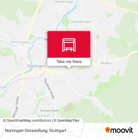 Карта Nürtingen Ostsiedlung