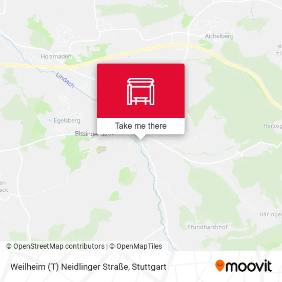 Карта Weilheim (T) Neidlinger Straße