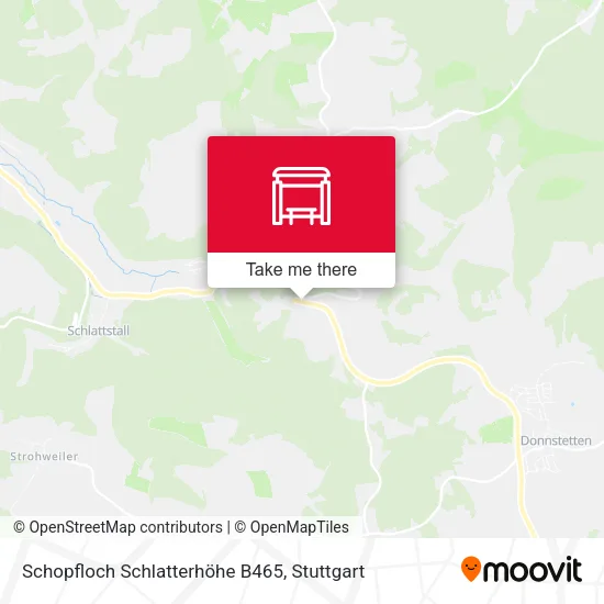 Карта Schopfloch Schlatterhöhe B465