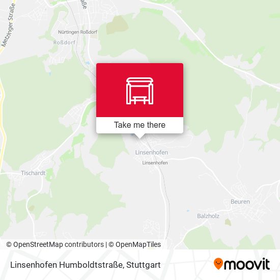 Linsenhofen Humboldtstraße map