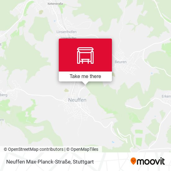 Neuffen Max-Planck-Straße map