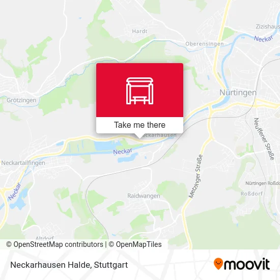 Карта Neckarhausen Halde