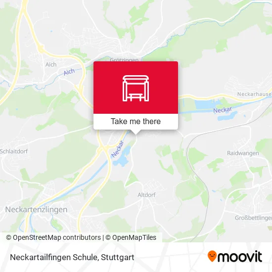 Карта Neckartailfingen Schule