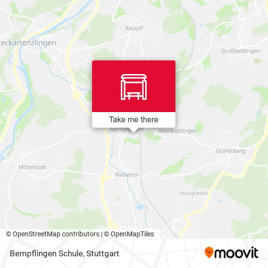 Карта Bempflingen Schule