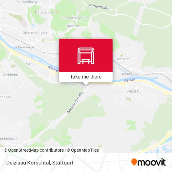 Deizisau Körschtal map