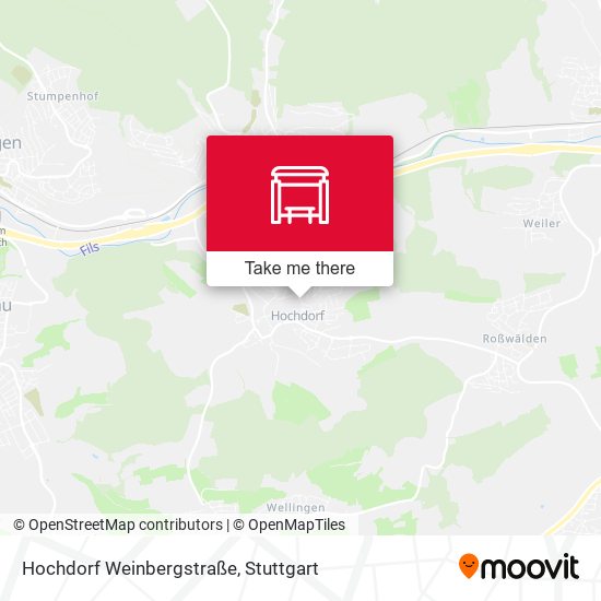 Hochdorf Weinbergstraße map