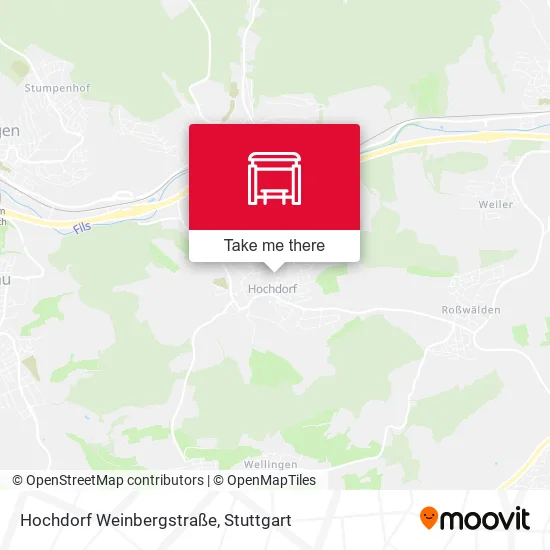 Карта Hochdorf Weinbergstraße