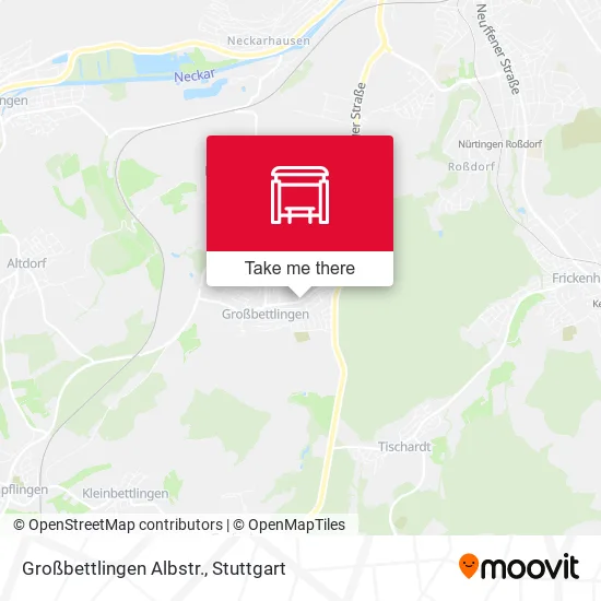 Карта Großbettlingen Albstr.