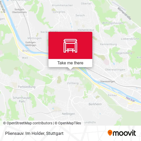 Карта Pliensauv. Im Holder