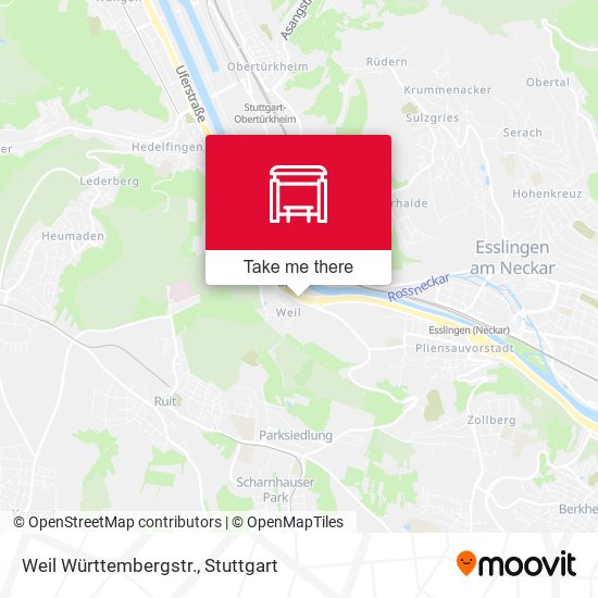 Карта Weil Württembergstr.