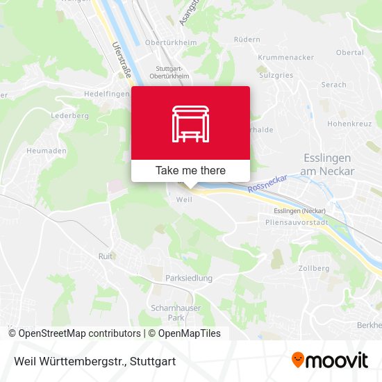 Карта Weil Württembergstr.