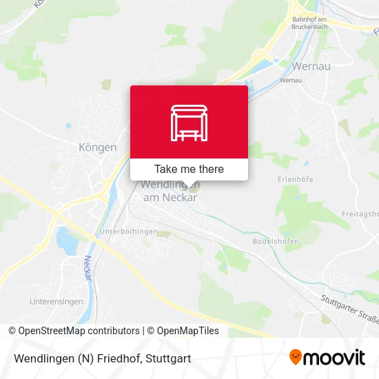 Wendlingen (N) Friedhof map