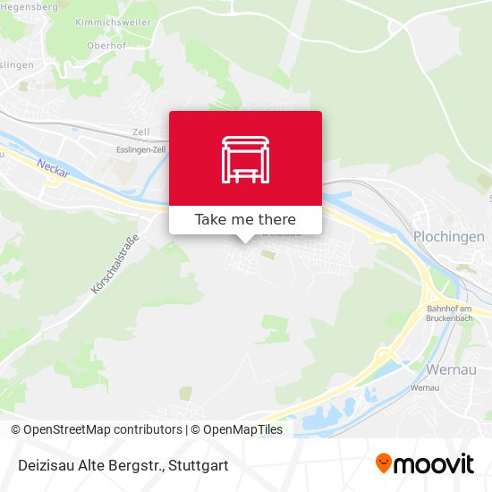 Deizisau Alte Bergstr. map