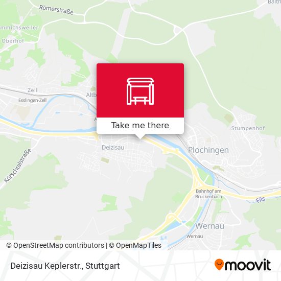 Карта Deizisau Keplerstr.