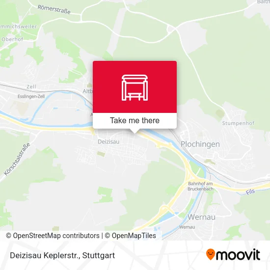 Карта Deizisau Keplerstr.