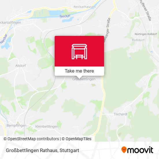 Карта Großbettlingen Rathaus