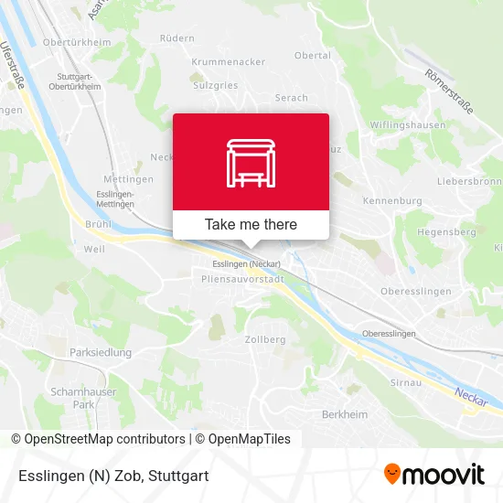 Карта Esslingen (N) Zob