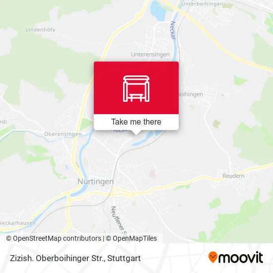 Карта Zizish. Oberboihinger Str.