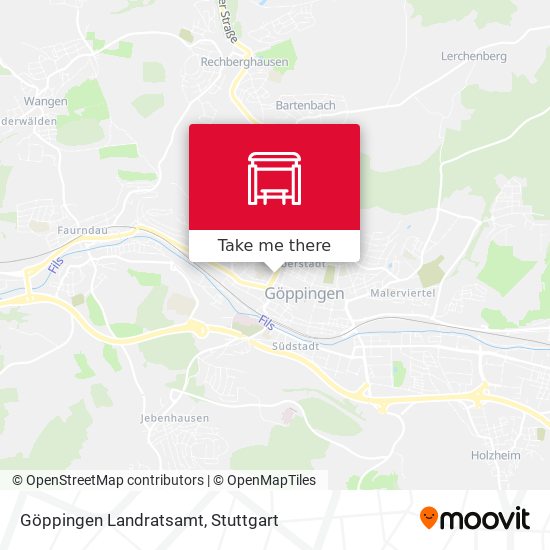 Göppingen Landratsamt map