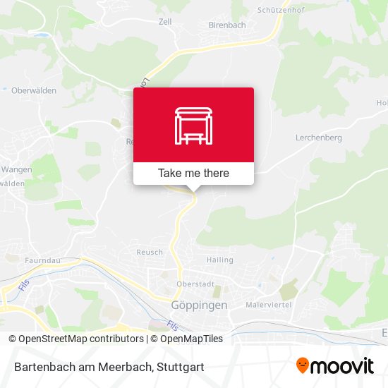 Карта Bartenbach am Meerbach