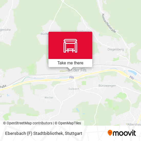 Карта Ebersbach (F) Stadtbibliothek