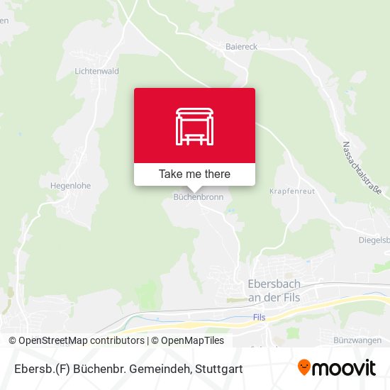 Ebersb.(F) Büchenbr. Gemeindeh map