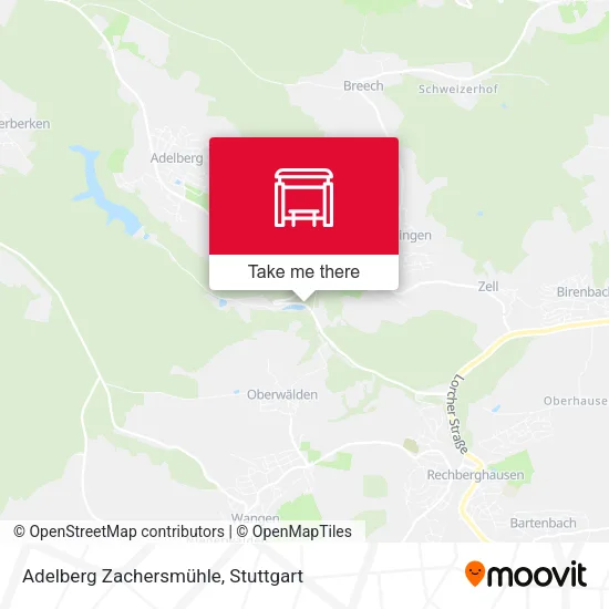 Карта Adelberg Zachersmühle