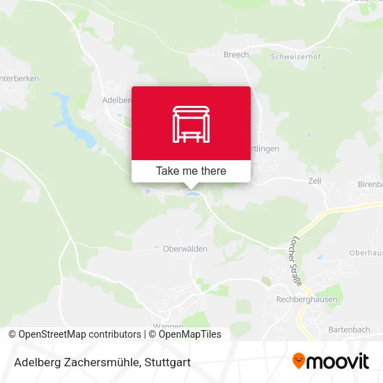 Карта Adelberg Zachersmühle