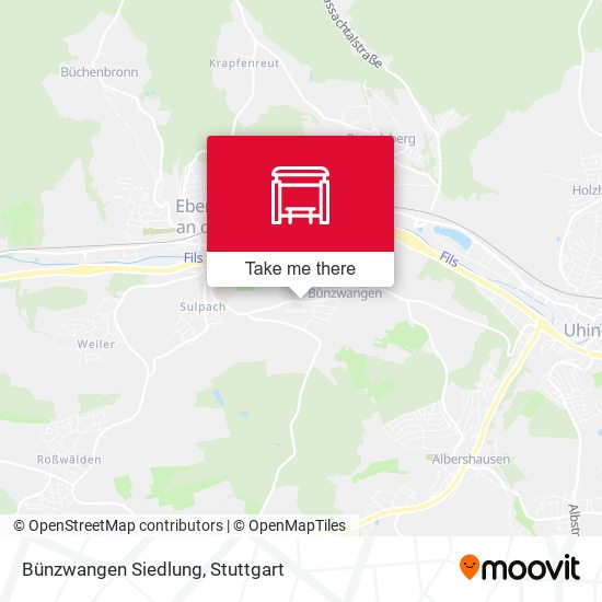 Bünzwangen Siedlung map