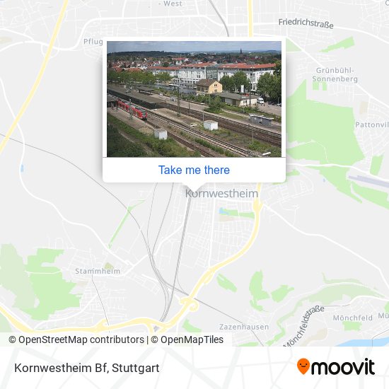 Карта Kornwestheim Bf