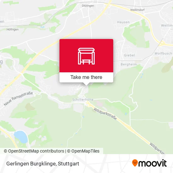 Карта Gerlingen Burgklinge