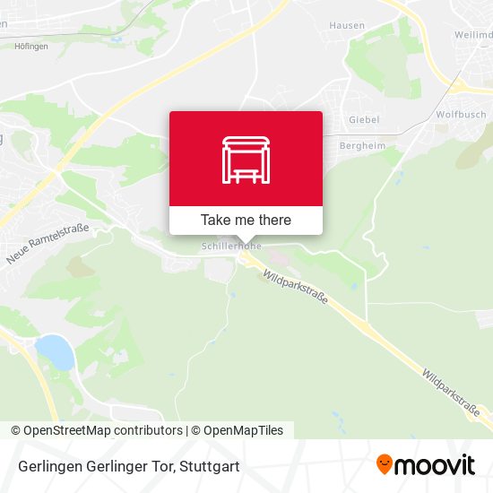 Gerlingen Gerlinger Tor map