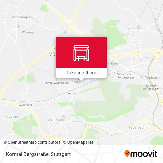 Korntal Bergstraße map