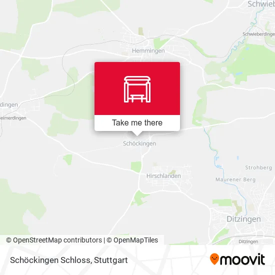 Карта Schöckingen Schloss