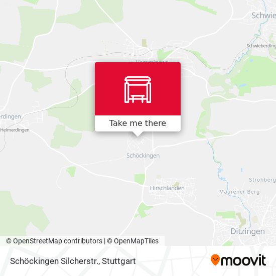 Карта Schöckingen Silcherstr.