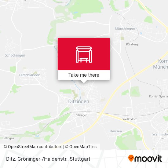 Ditz. Gröninger-/Haldenstr. map