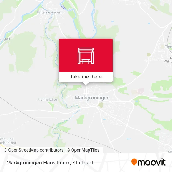 Карта Markgröningen Haus Frank