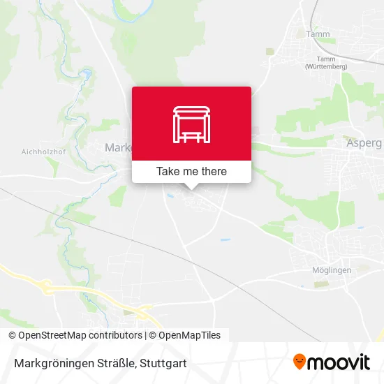 Карта Markgröningen Sträßle