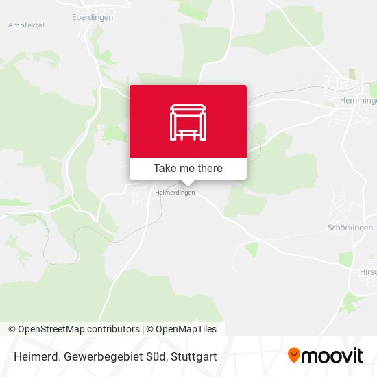 Heimerd. Gewerbegebiet Süd map