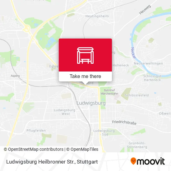 Ludwigsburg Heilbronner Str. map